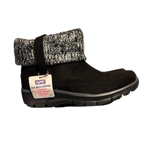 Skechers Women's Easy Going Heighten Black Booties Size 9.5 - Picture 2 of 11